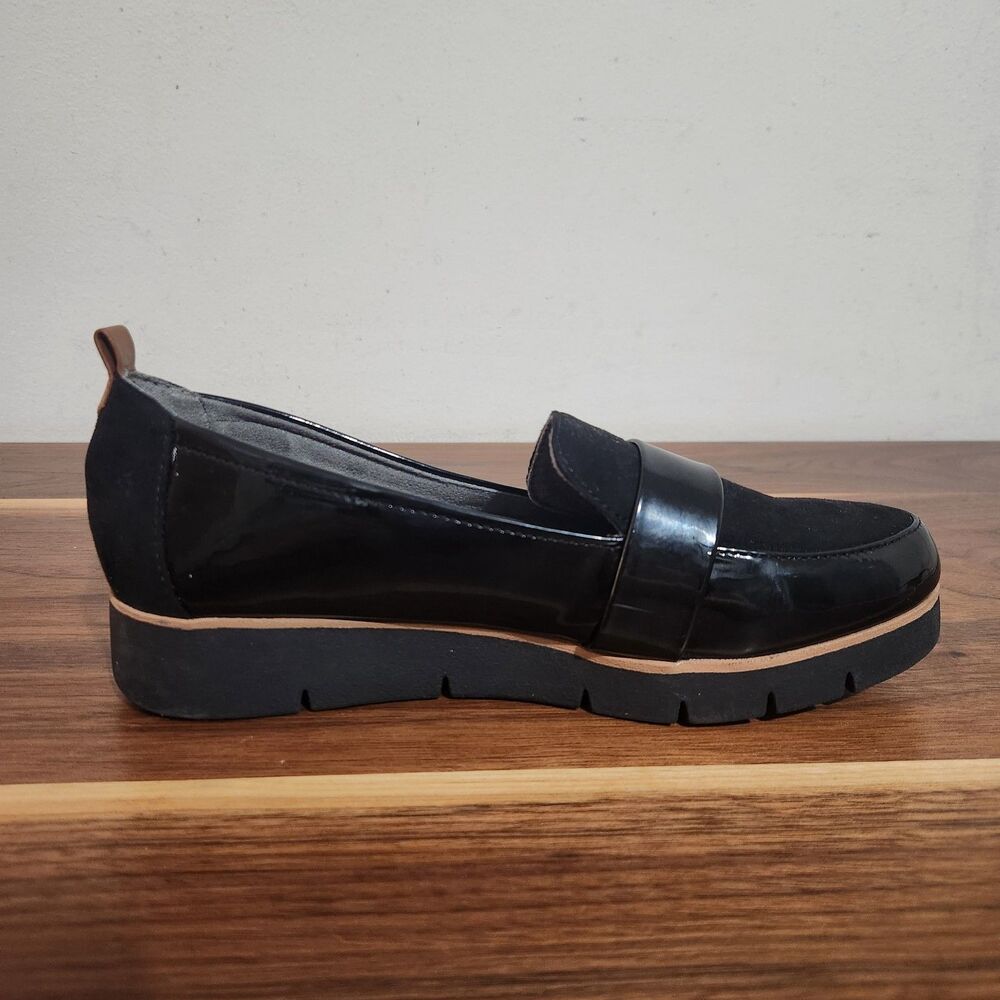 Dr Scholls Webster Slip On Platform Loafers Womens 7.5 Career Grunge Comfort - Picture 3 of 9